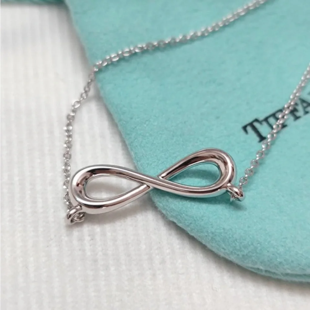 Tiffany & Co. Silver Infinity Pendant Necklace